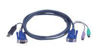 Cable PS2 M + VGA H a USB + VGA M