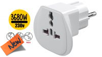 Adaptador universal corrente IEC 320 C13