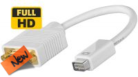 Cabo adaptador mini-DVI para VGA fêmea 20cm