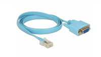 Cable adaptador RS232 DB9 Hembra a RJ45 Macho azul 1m