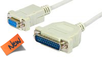 Cable Null Modem 09H/25M
