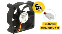 Ventilador 12v. 3P con rodamientos negro (5)