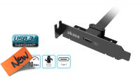Cable Adaptador PCI bracket Low Profile Interno USB 3.1 Gen2 Conexión Motherboard