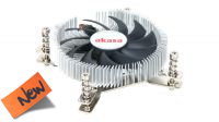 Cooler Akasa para Intel LGA 775/1150/1155/1156 bajo perfil PWM