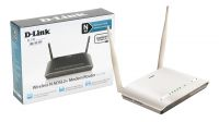 Router Modem D-Link DSL-2750B wireless 802.11 b/g/n 300 Mbps 4x RJ-45