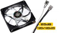 Ventilador Enermax TB Vegas Duo, 120 mm, LED's, 2 colores, controlador de velocidad