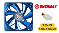 Ventilador Enermax TB Apolish Vegas 140 mm LED's controlador de velocidad