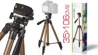 Tripé alumínio de viagem para câmaras cinza 37-105 m