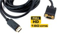 Cable Displayport V1.1 - VGA M/M QXGA (2048x1536) negro 1.8m