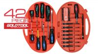 Kit de herramientas de destornillador y puntas de 42 piezas