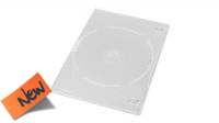 Arquivador 1 DVD 7mm Slim transparente