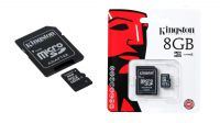 Tarjetas MicroSDHC Kingston con adaptador para SD