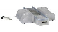 Suporte e sistema de ventilação para WII transparente