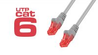 Cable de red UTP Cat.6 gris