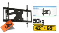 Suporte de parede articulado para TV 42 a 65" 50Kg