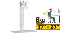 Soporte de mesa con base monitor 17/27" blanco