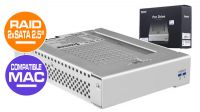 Módulo interno en aluminio 2.5" 2xSATA con RAID 0 y 1