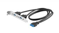 Soporte para Slot 2x USB 3.0 conector 1x 20P 60cm