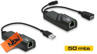 Amplificador señal USB por UTP Cat.6 hasta 50m