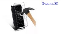 Película protectora transparente vidro temperado Samsung S8 3D