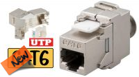 Conector STP RJ45 Cat. 6 H LSA+ metálico