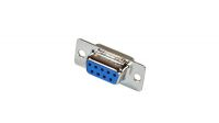 Conector de soldar 09P Hembra mini chassis