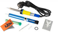 Kit soldador 220V/30W + soporte + aspirador de soldadura + estaño