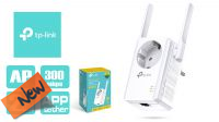 Extensor wireless TP-Link TL-WA860RE con schuko 300Mbps 2x antenas