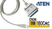 Cable adaptador Aten USB a paralelo CN36 blanco