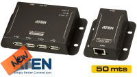 Extensor USB 4 puertos por Cat.5/6 hasta 50m