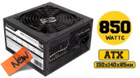 Fuente De Alimentación Gaming Courage ATX 850W PFC Activo Ventilador Silencioso 120mm