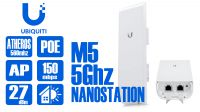 NanoStation M5 5Ghz 600 mW con antena 16dBi