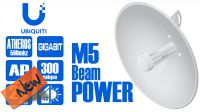 PowerBeam M5 5GHz 150+ Mbps 25dBi (7 piezas)