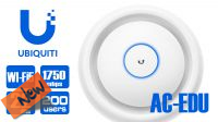 Punto de acceso Unifi UAP AC EDU 2.4GHz 450Mbps/5GHz 1300Mbps 3x3MIMO 802.11ac int