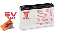Bateria Yuasa NP7-6 plomo ácido 6V 7Ah