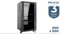 Rack de suelo 19" PHASAK-PRO SERVER (desmontado) 600x600mm