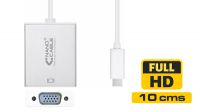 Cabo adaptador USB 3.1 M - VGA  FULL HD 1080p  cinza 0.20 m.