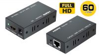 Kit extensión HDMI p/UTP Cat.5e/6/6a/7 Full HD 1080p 60m