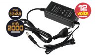 Transformador para câmara sobre-mesa CCTV 12V 2A