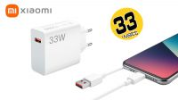 Carregador Xiaomi 1x USB-A 33W Máx. 3A branco