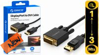 Cable Displayport a DVI-D Goldplated 4K M/M