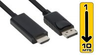 Cable DisplayPort-HDMI M/M Negro