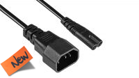 Cable de extensión de alimentación externa C14/C7 (Euro) 1.5m