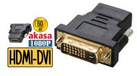 Adaptador HDMI Fêmea 1.3 a DVI-D Macho goldplated preto