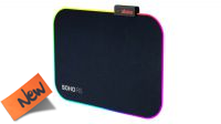 Tapete de rato Gaming SOHO RS RGB 35x25cm preto