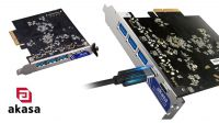 Tarjeta PCIe USB 3.2 A x 3 puertos, C x 2 puertos, 1XSATA interna