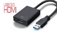 Adaptador USB 3.0 a HDMI c/audio 1080P Negro