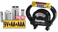 Testador de pilhas AA/AAA/9V