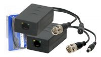 Balun de vídeo y alimentación pasivo BNC 4K/HDTVI/AHD/HDCVI-1080p max 400mts