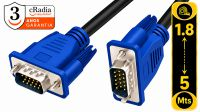 Cabo cRadia de monitor VGA 15P M/M com filtros